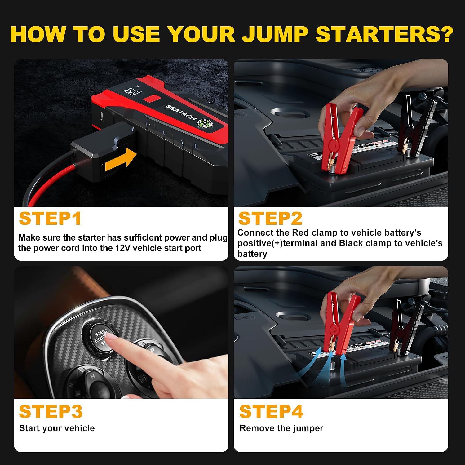 Thumbnail 6 de Scatach Car Battery Jump Starter 3000A