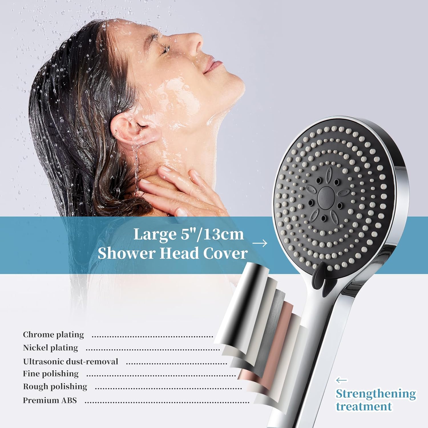 Thumbnail 6 de OFFO Shower Head 1.5m hose, 6 modes