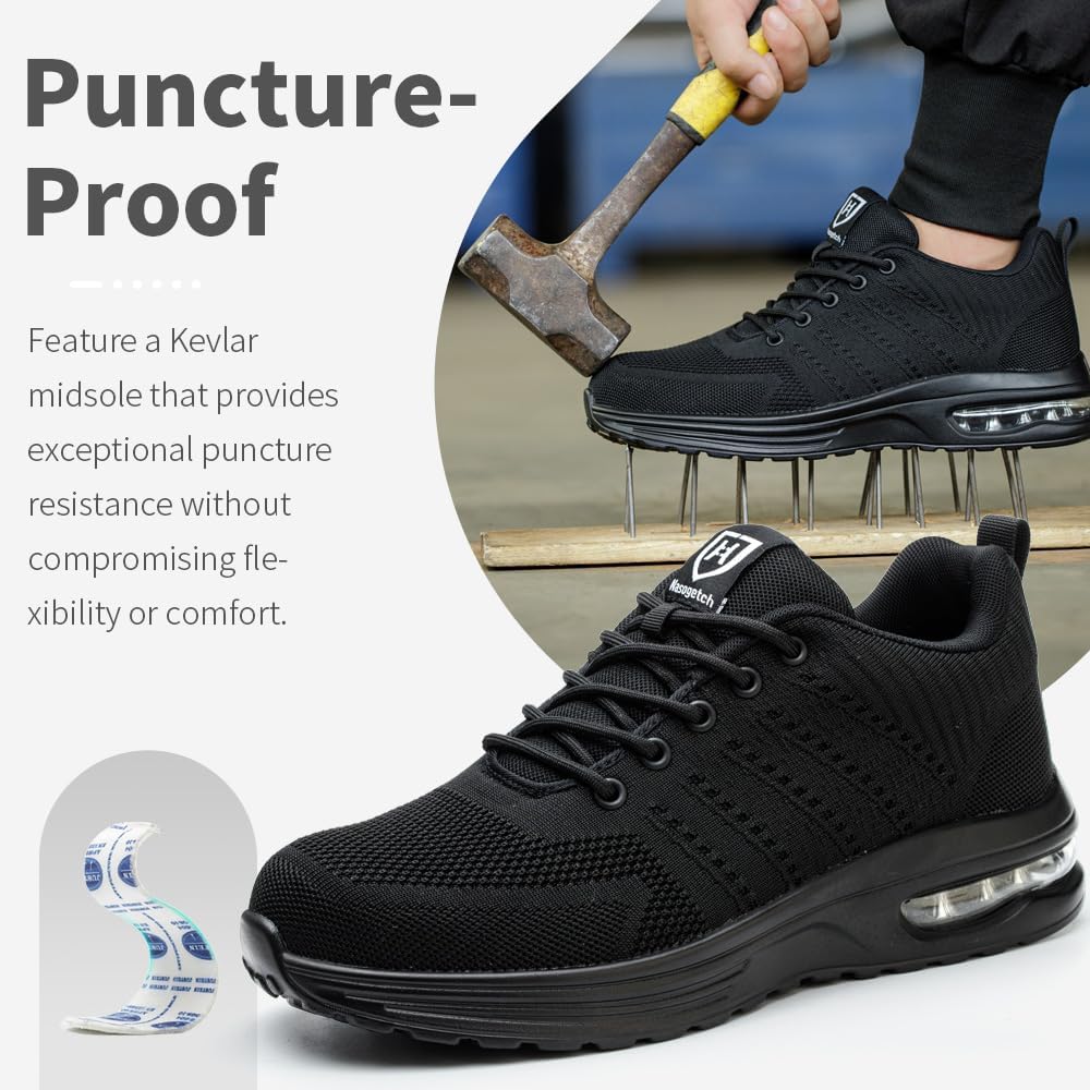 Detalle de Nasogetch Safety Trainers with Steel Toe 200J