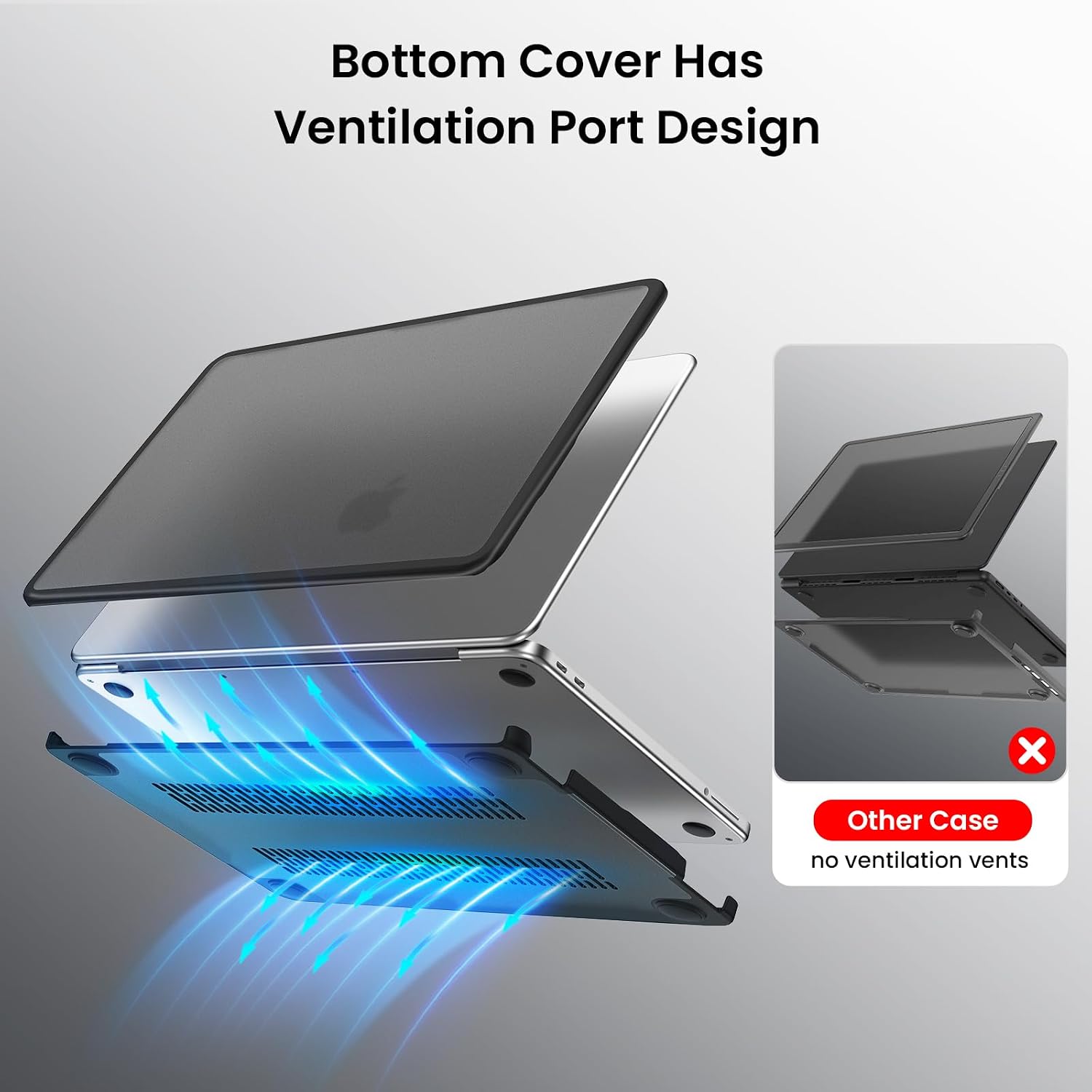 Detalle de BlueSwan MacBook Neo case, A3404
