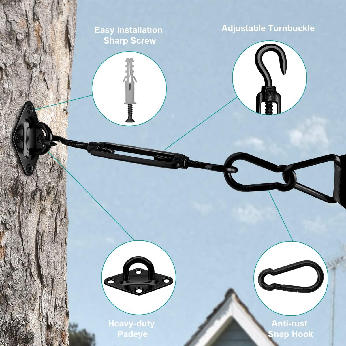 Detalle 2 de M6 Awning Attachment Set hardware kit