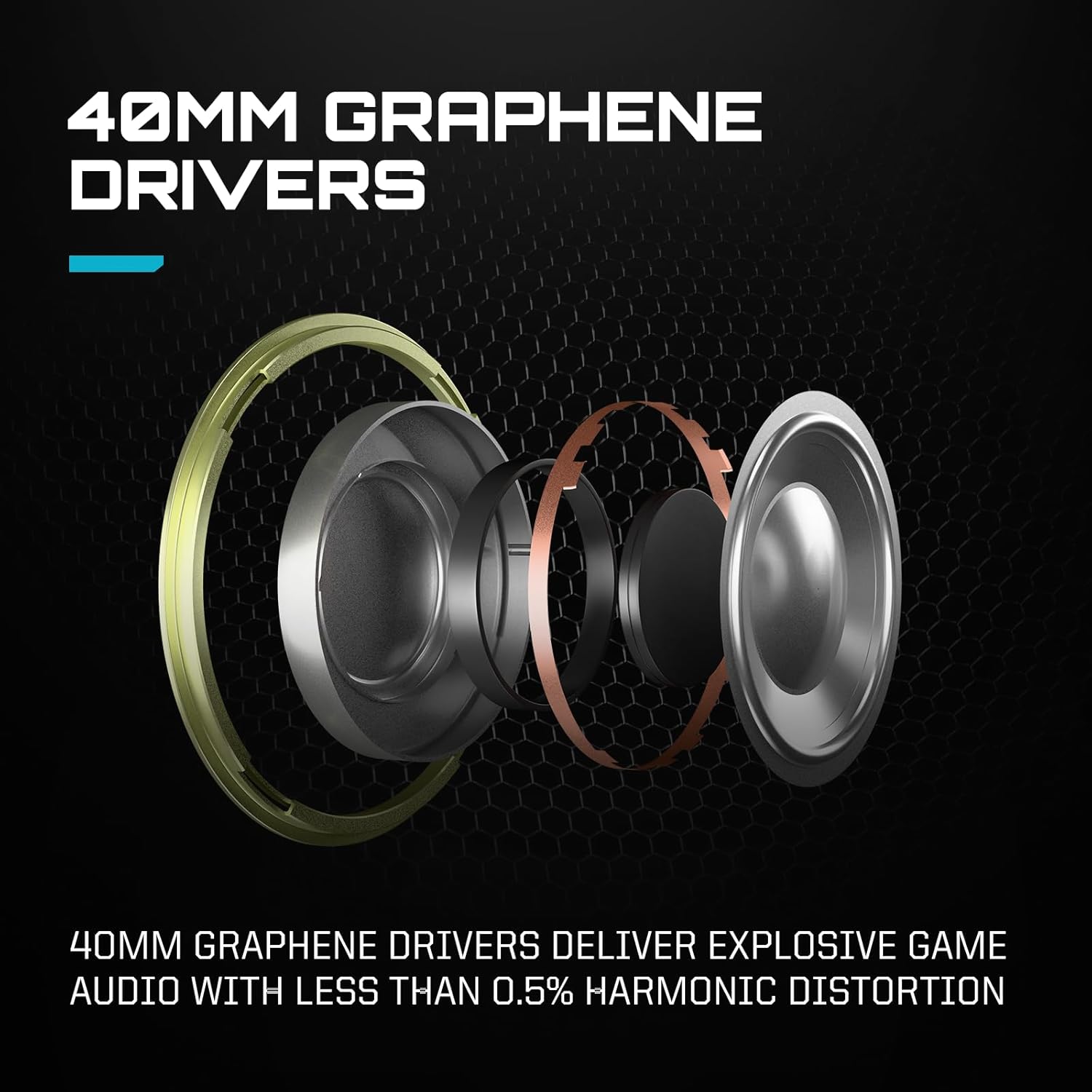 Thumbnail 2 de RIG R5 Spear PRO HS 40mm Graphene Drivers