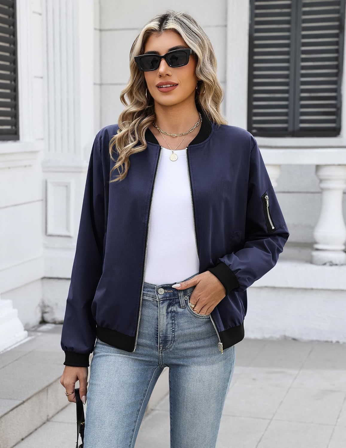 Detalle 1 de HOTOUCH Women's Casual Jacket, Polyester