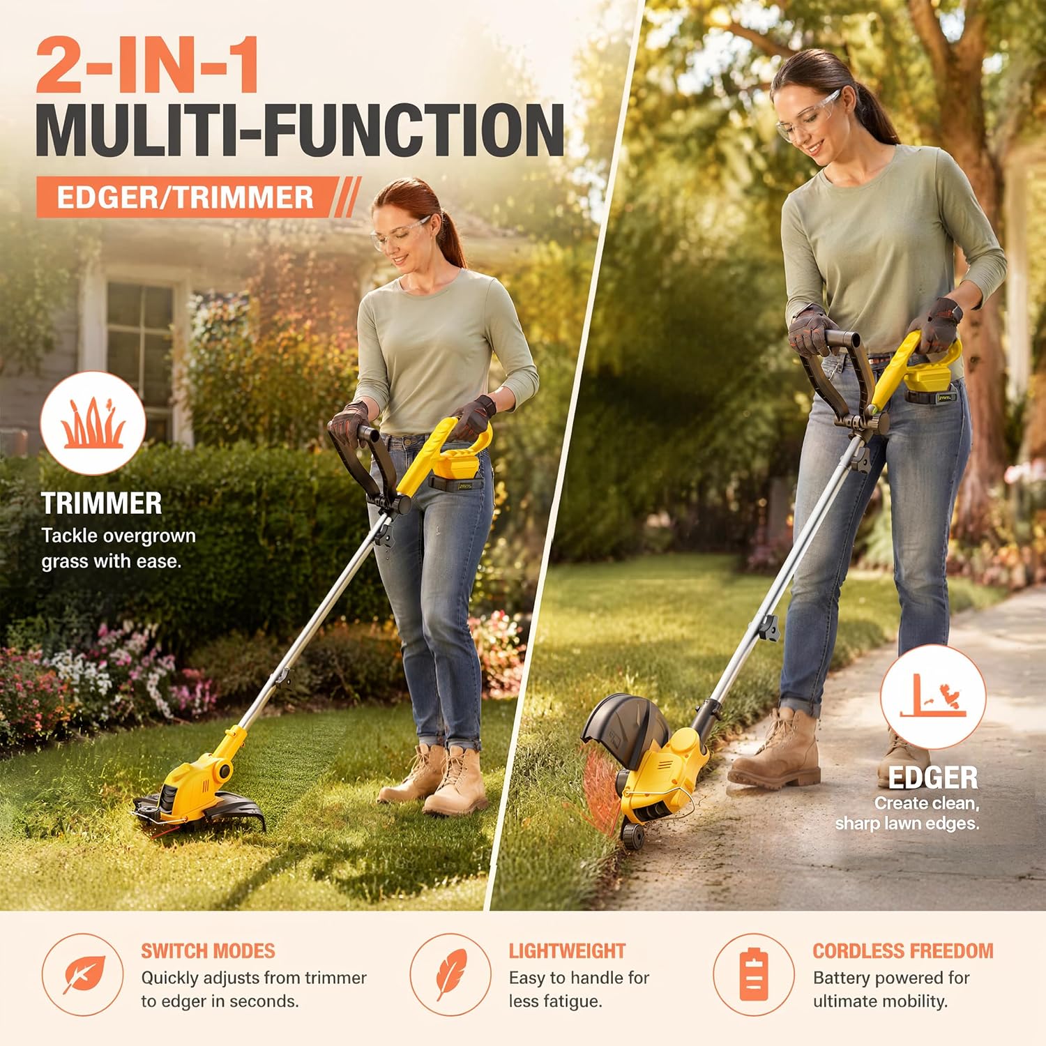 Thumbnail 1 de Cordless String Trimmer, 12-Inch Cutting Swath