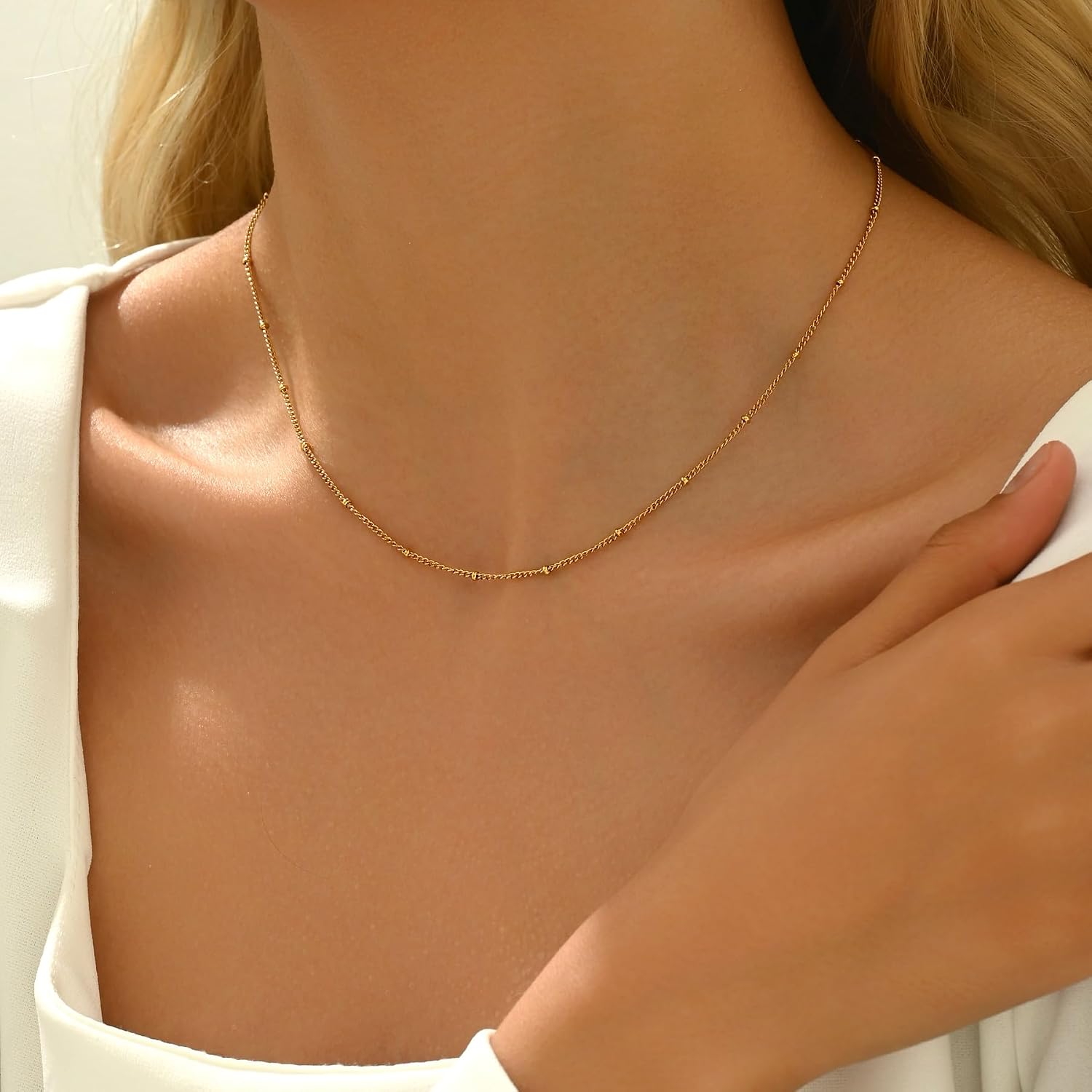 Detalle de NONAMOIS Necklace, 18K Gold-Plated