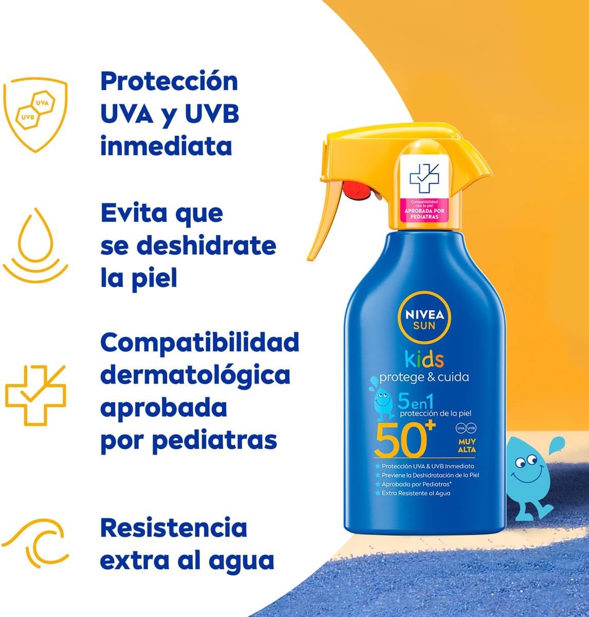 Thumbnail 1 de NIVEA SUN Kids Spray FP50+ 💧 Protección Solar Infantil 270ml
