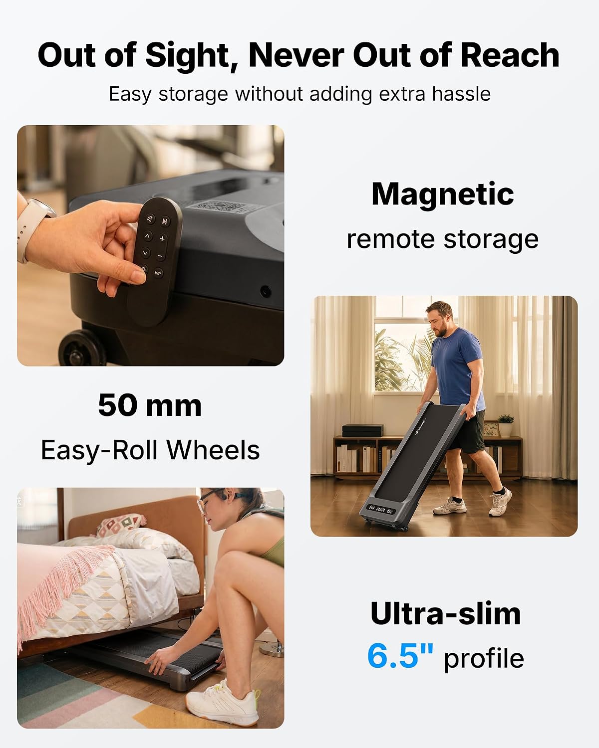 Thumbnail 6 de MERACH T27 UltraWalk W60 Walking Pad with 12-Level Auto Incline and Bluetooth Speaker
