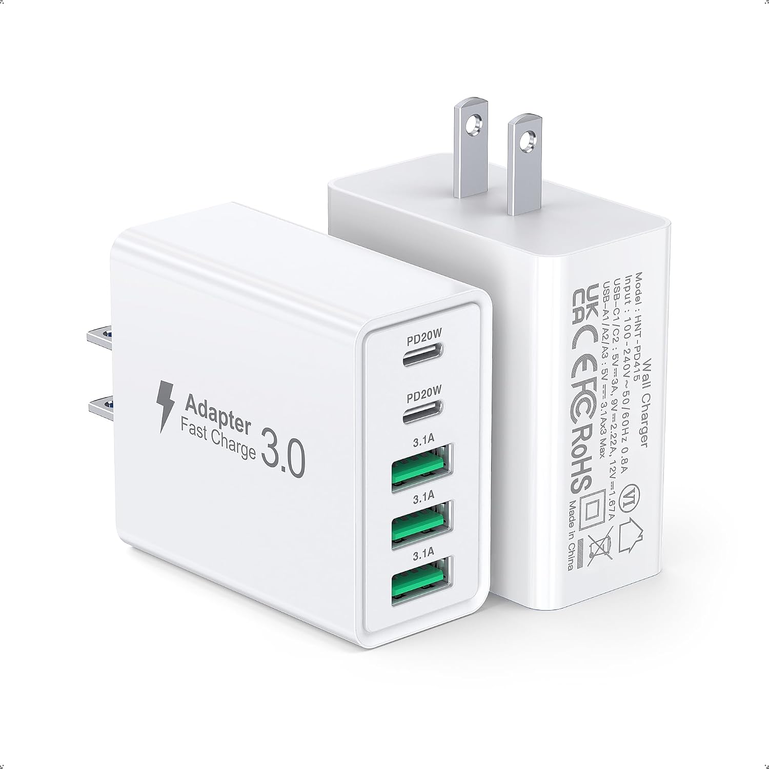 Detalle de 2-Pack 60W USB-C Wall Charger ⚡