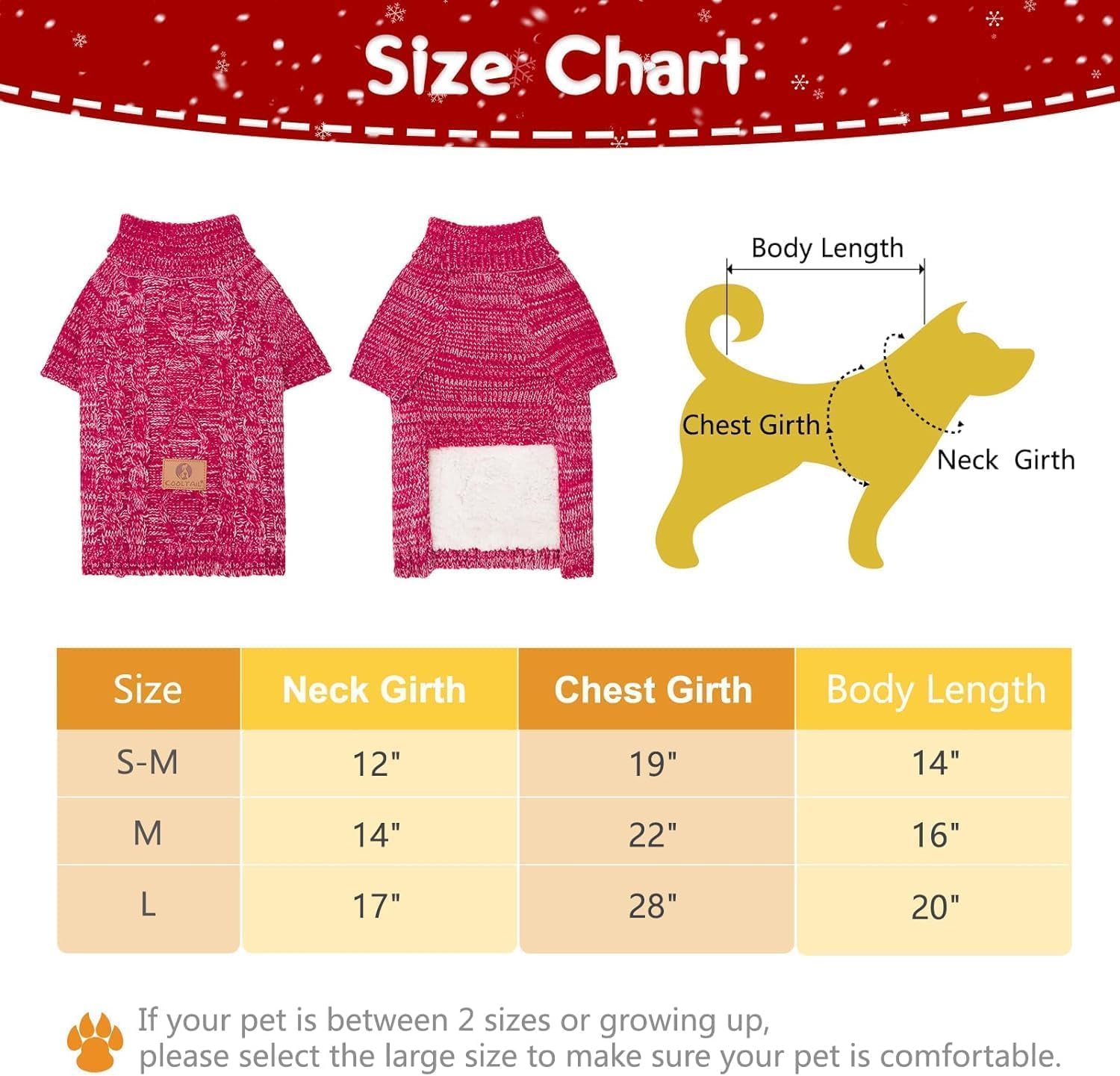 Thumbnail 1 de KOOLTAIL Turtleneck Dog Jumper Size SM
