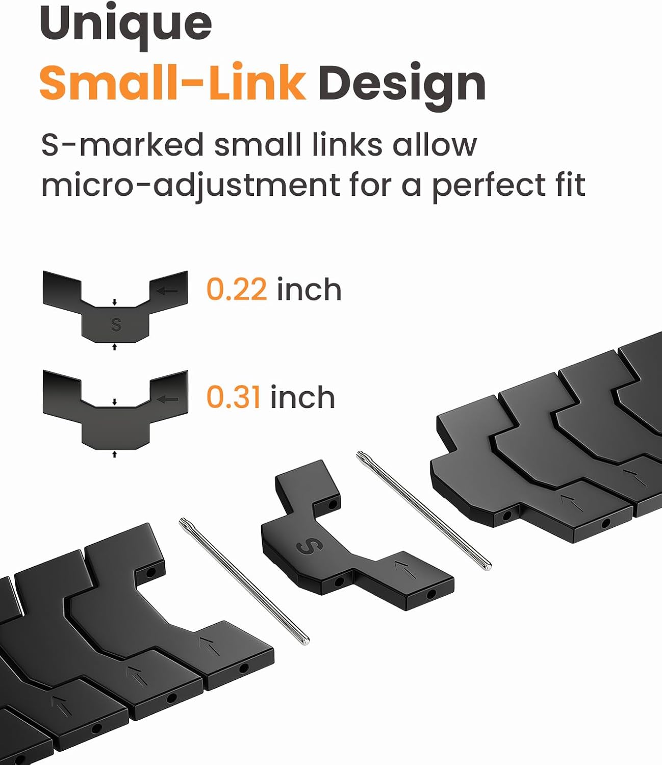 Thumbnail 6 de GROOBAL Grade 5 Titanium Band for Apple Watch Ultra 3/2/1 (49mm) & Series 11/10 (46mm) with DLC Coating