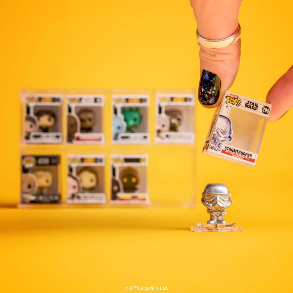 Thumbnail 4 de Funko Bitty Pop! Star Wars – Luke Skywalker™, Obi‑Wan Kenobi™, Jawa™ et Une Mini-Figurine Mystère en Surprise - 2,2 cm