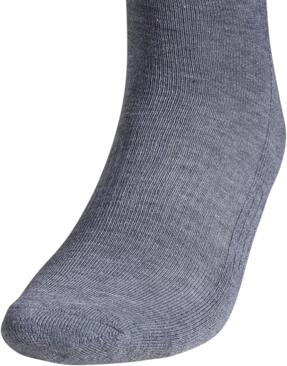 Detalle de adidas 34DC094-OFW Men's Crew Socks, White 6-Pack with Climacool