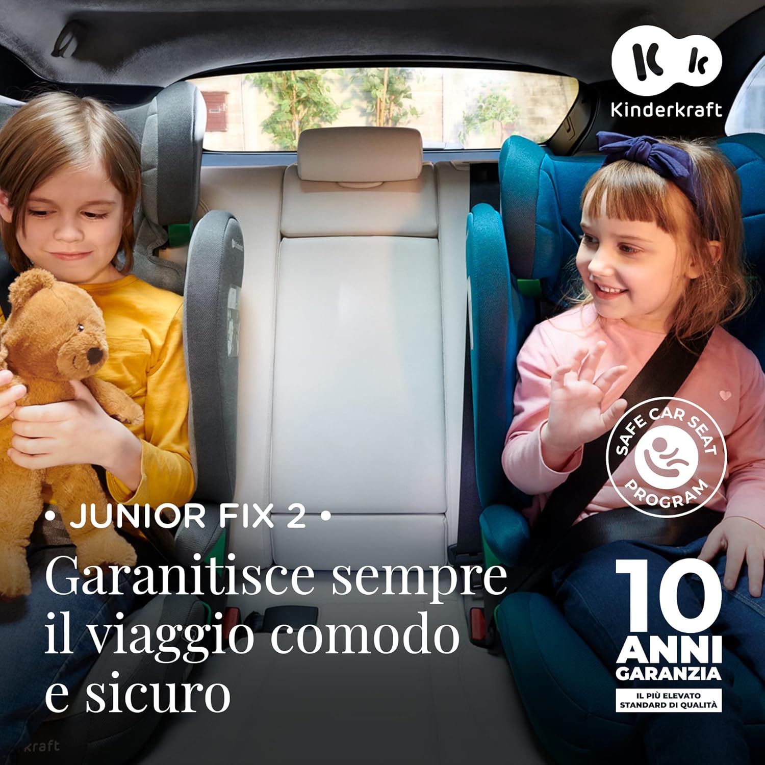 Thumbnail 1 de Kinderkraft JUNIOR FIX 2 I-SIZE Seggiolino auto 15-36 kg | ISOFIX, poggiatesta regolabile, Borgogna