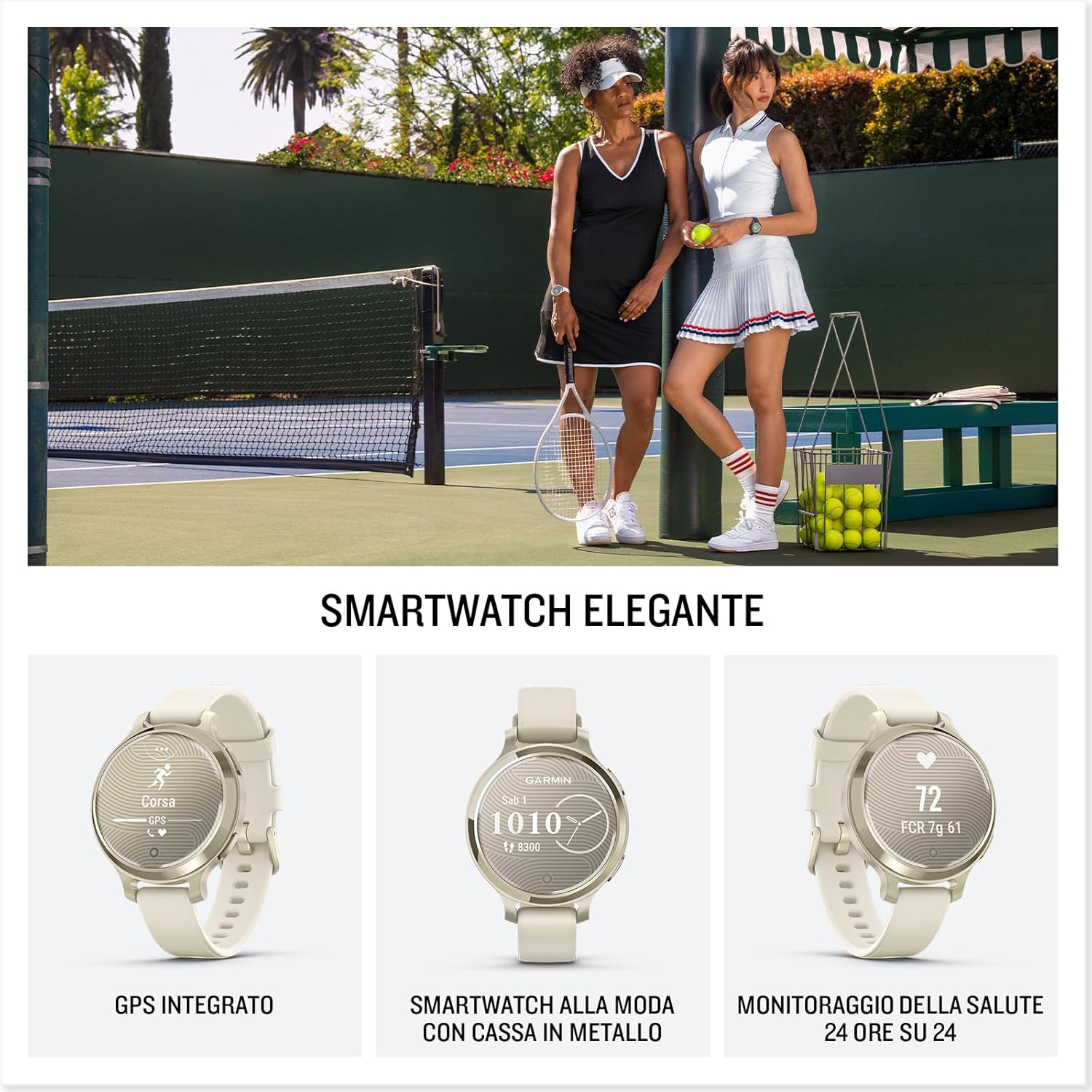 Thumbnail 1 de Garmin Lily 2 Active: smartwatch femminile compatto e di stile, GPS e autonomia di 9 giorni
