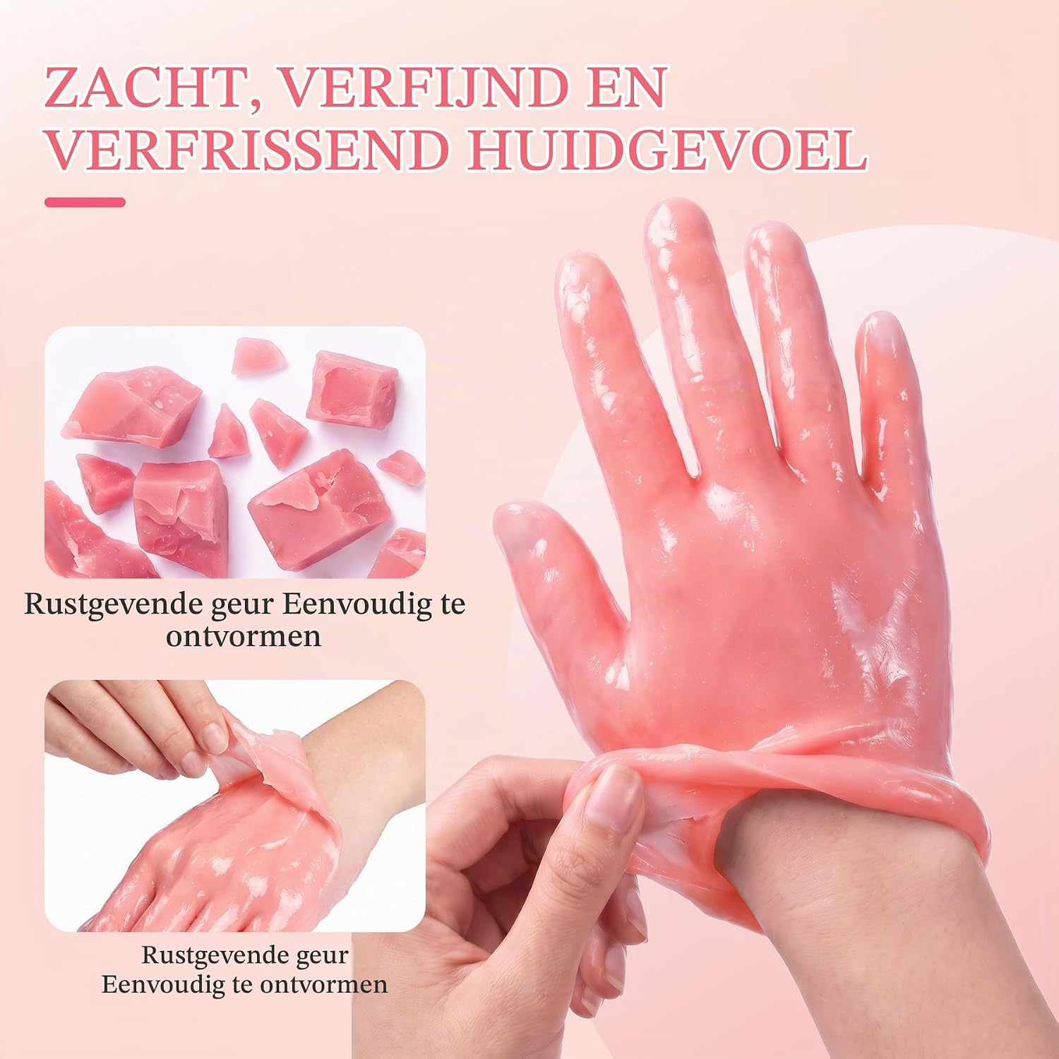 Thumbnail 4 de AYITOO paraffinewas voor handen en voeten, perzikgeur, 2.700 g