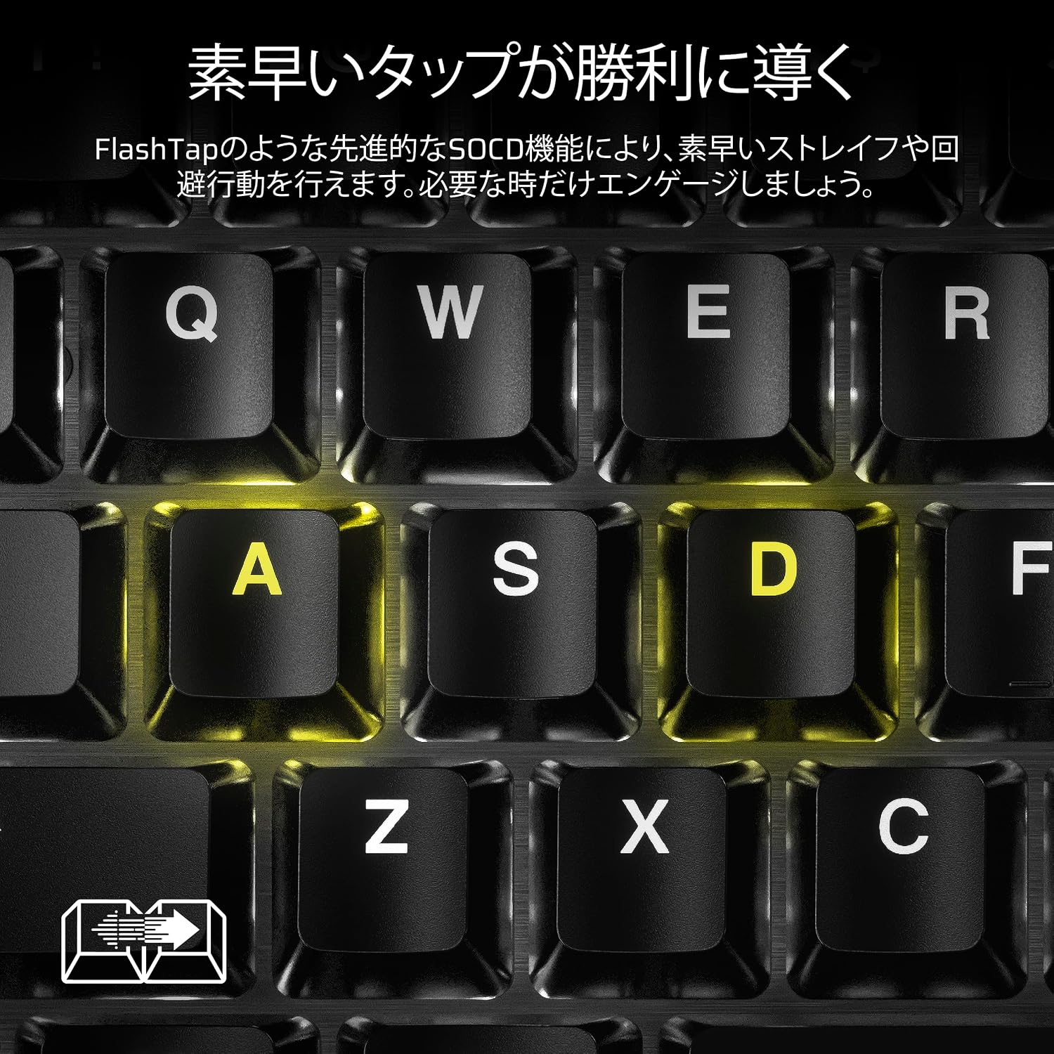 Thumbnail 5 de CORSAIR K70 PRO TKL MGX ゲーミングキーボード｜磁気式スイッチ・ラピッドトリガー・日本語配列