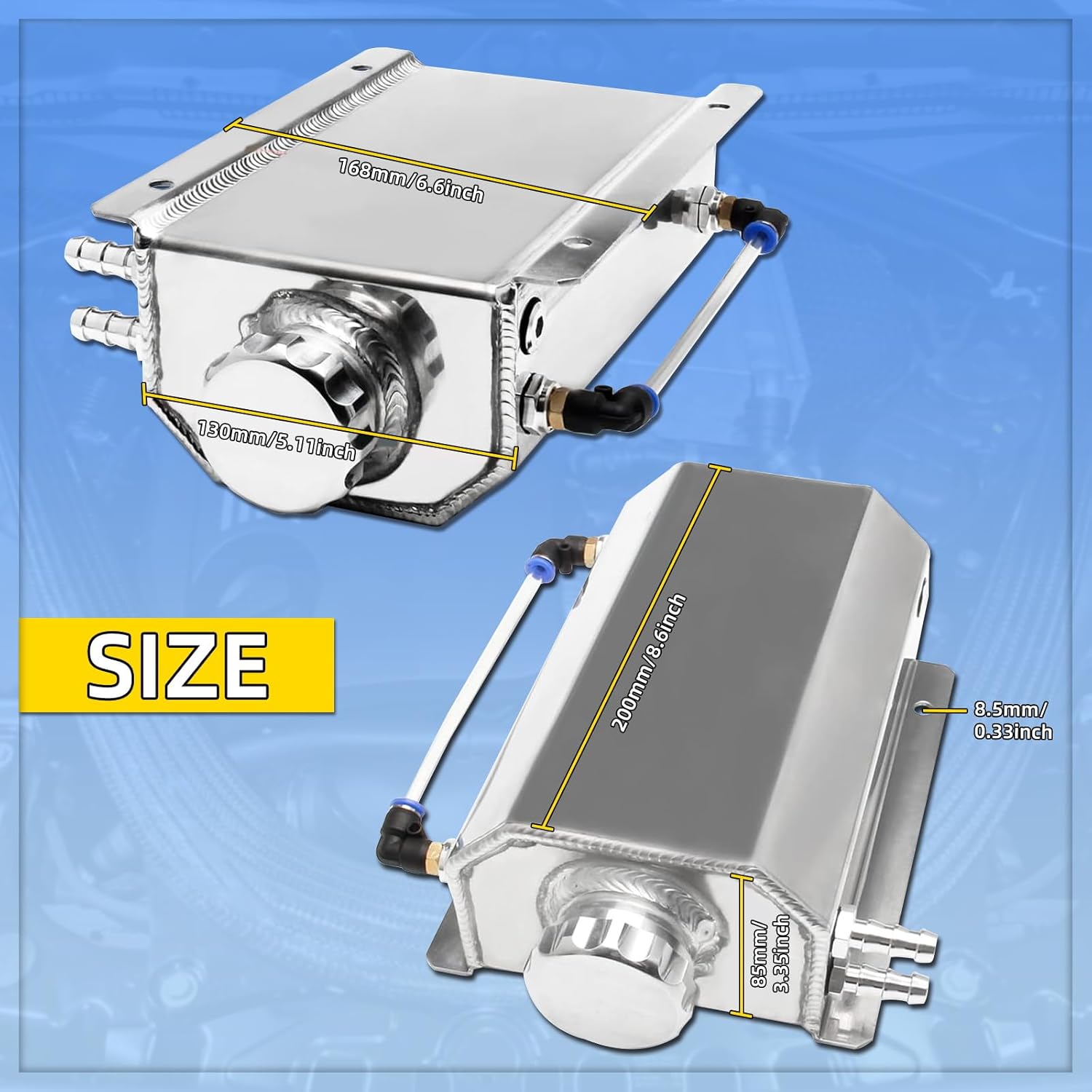 Detalle de LUTIFIX coolant overflow tank 2L expansion