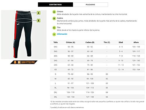 Thumbnail 7 de Joma Championship IV Pantalones Hombre Negro/Verde Flúor