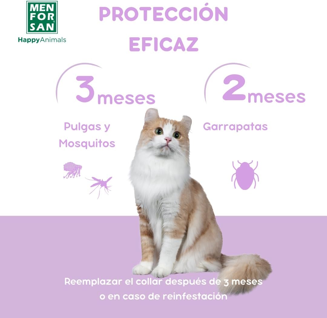Detalle de Collier Men for San Répulsif d'insectes Chat (30 cm) - repellente naturale per gatti