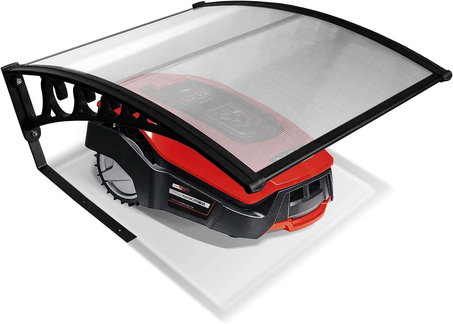Detalle de Vigevee garagedak voor robotmaaier, transparant, 106 x 87 x 50 cm, UV-bestendig