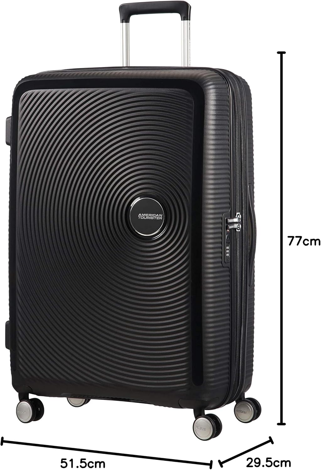 Thumbnail 1 de American Tourister Soundbox hard shell spinner suitcase 77 cm (Large) with TSA lock, expandable capacity