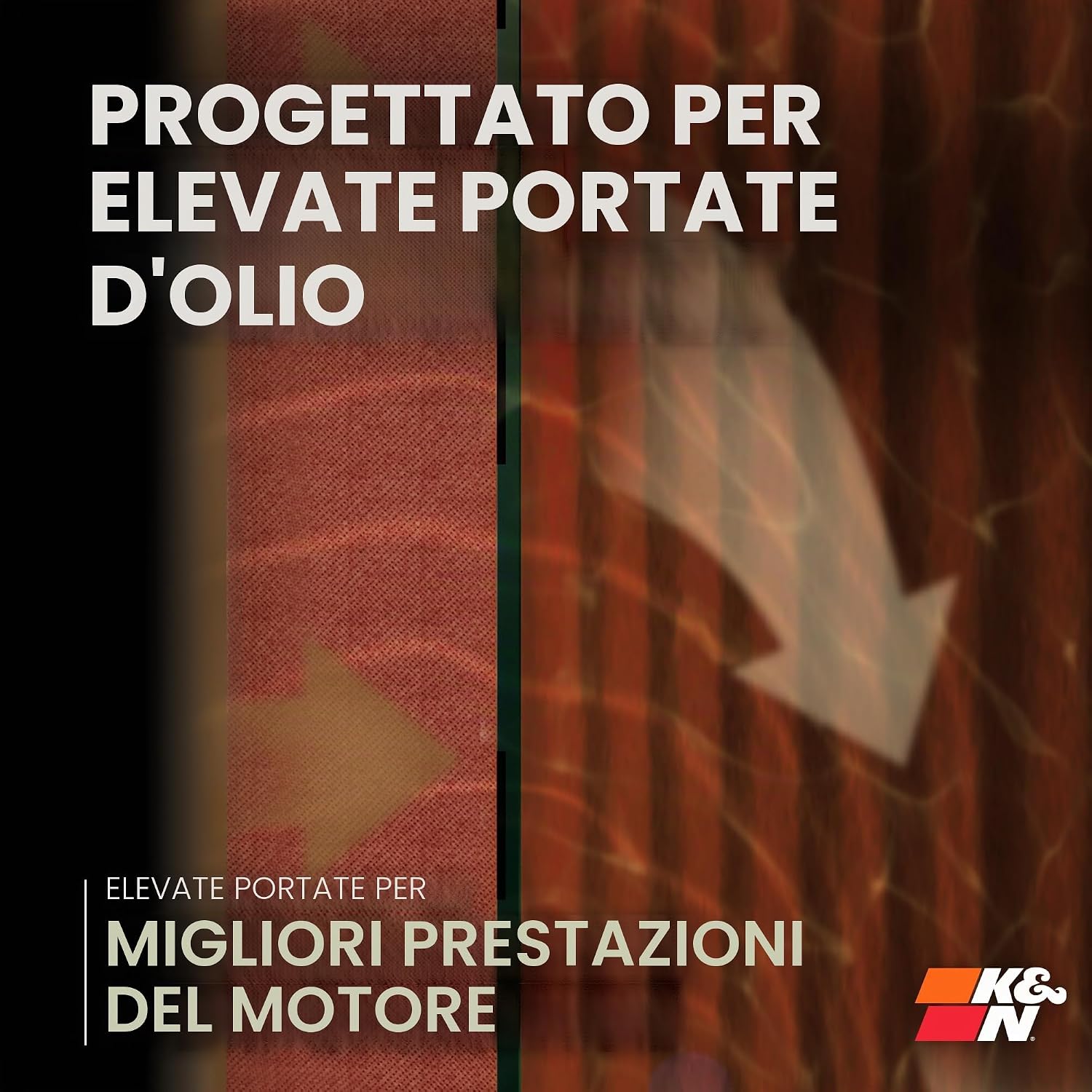 Thumbnail 4 de K&N Filtro olio per motociclette KN-153 (78x85mm) per Ducati e Bimota selezionati