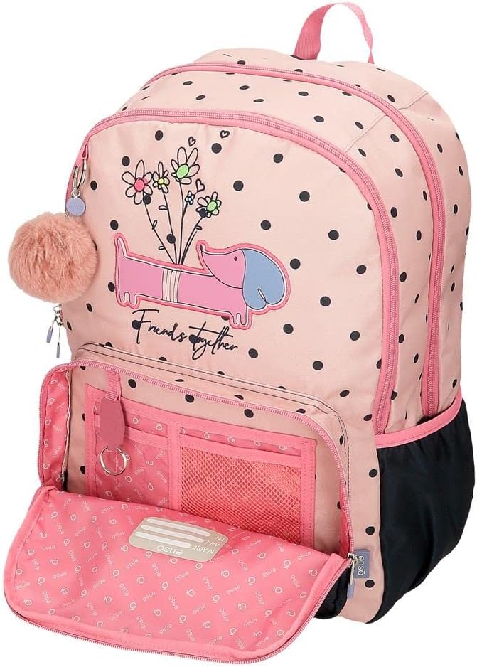 Thumbnail 6 de Enso Friends Together Mochila Escolar Rosa 32x44x17 cm