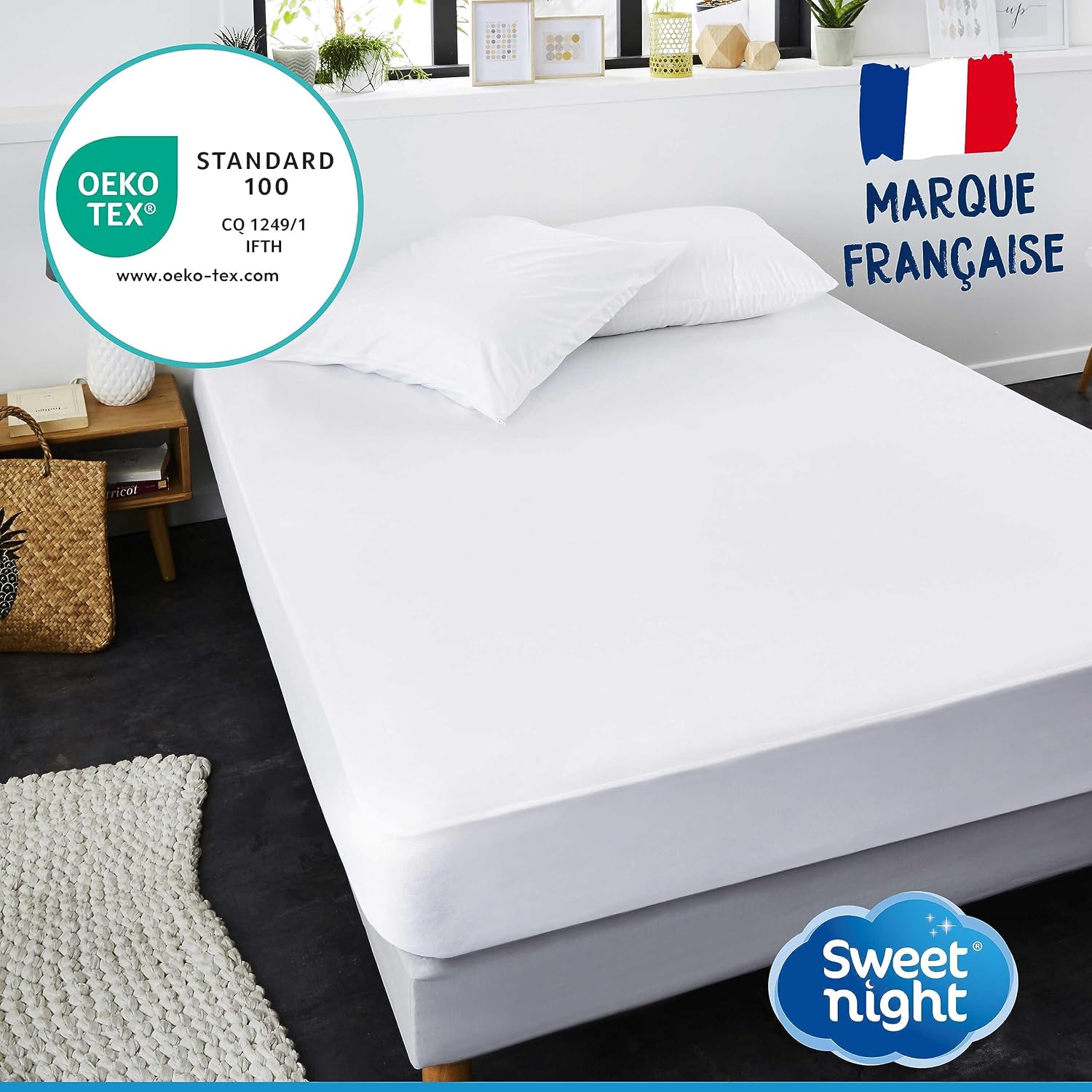 Thumbnail 5 de SWEET NIGHT Coprimaterasso francese 140x190/200x35 cm