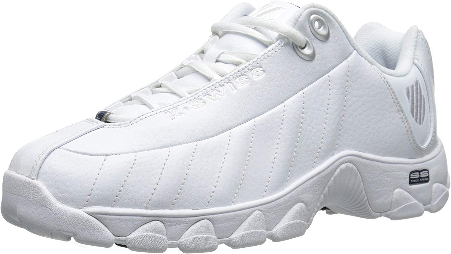 Detalle de K-Swiss Men's ST329 CMF Sneaker: Wide Leather Upper for Tennis to Walking Comfort