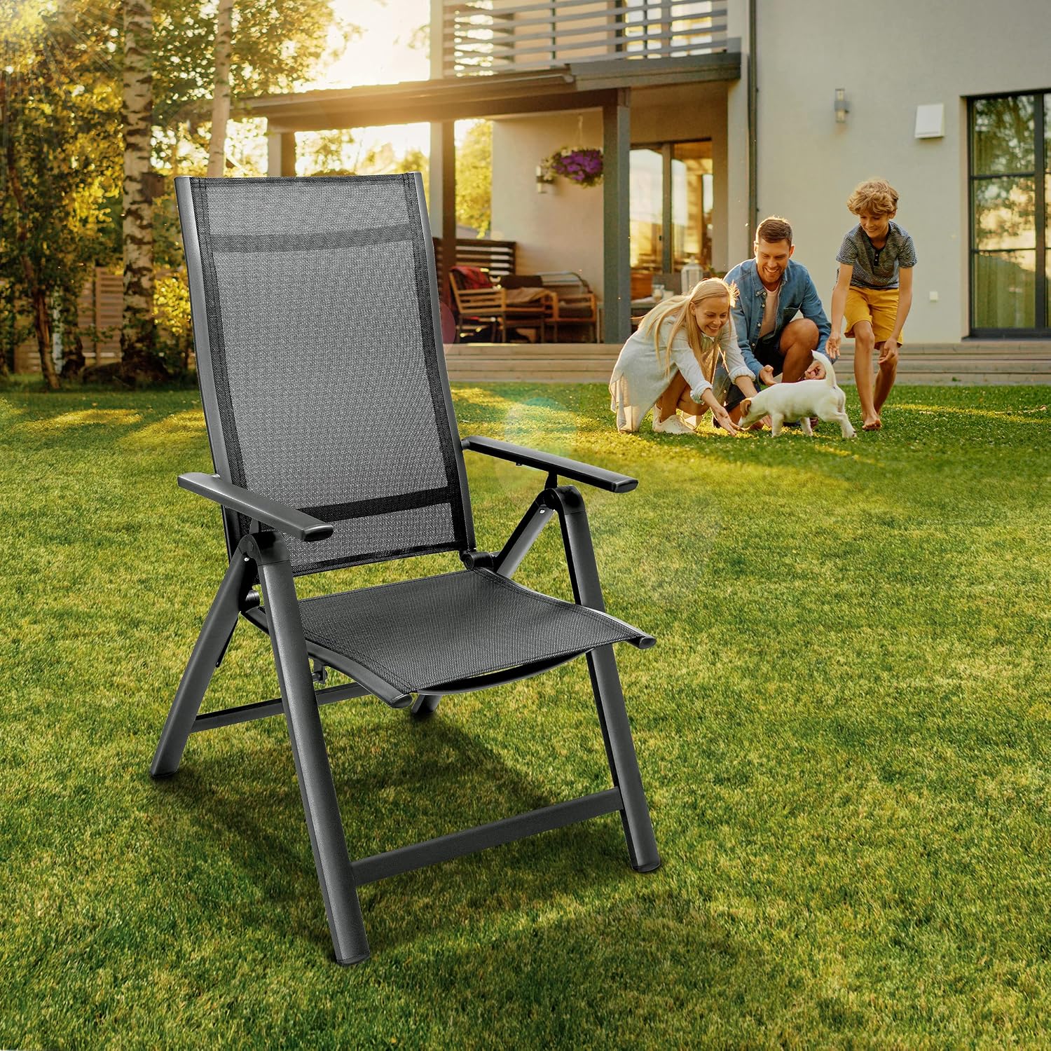 Detalle 2 de tillvex Sedia da giardino Premium pieghevole