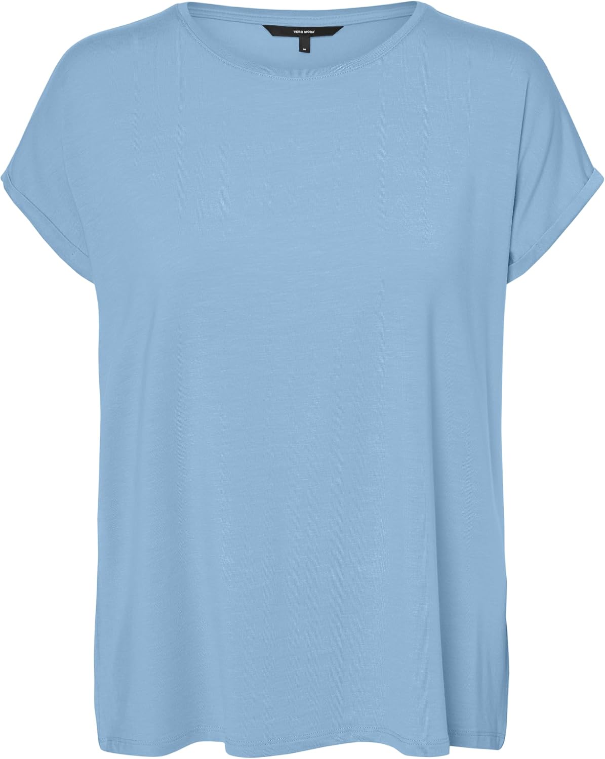 Detalle de VERO MODA Vmava Plain Ss Top – Damen T-Shirt