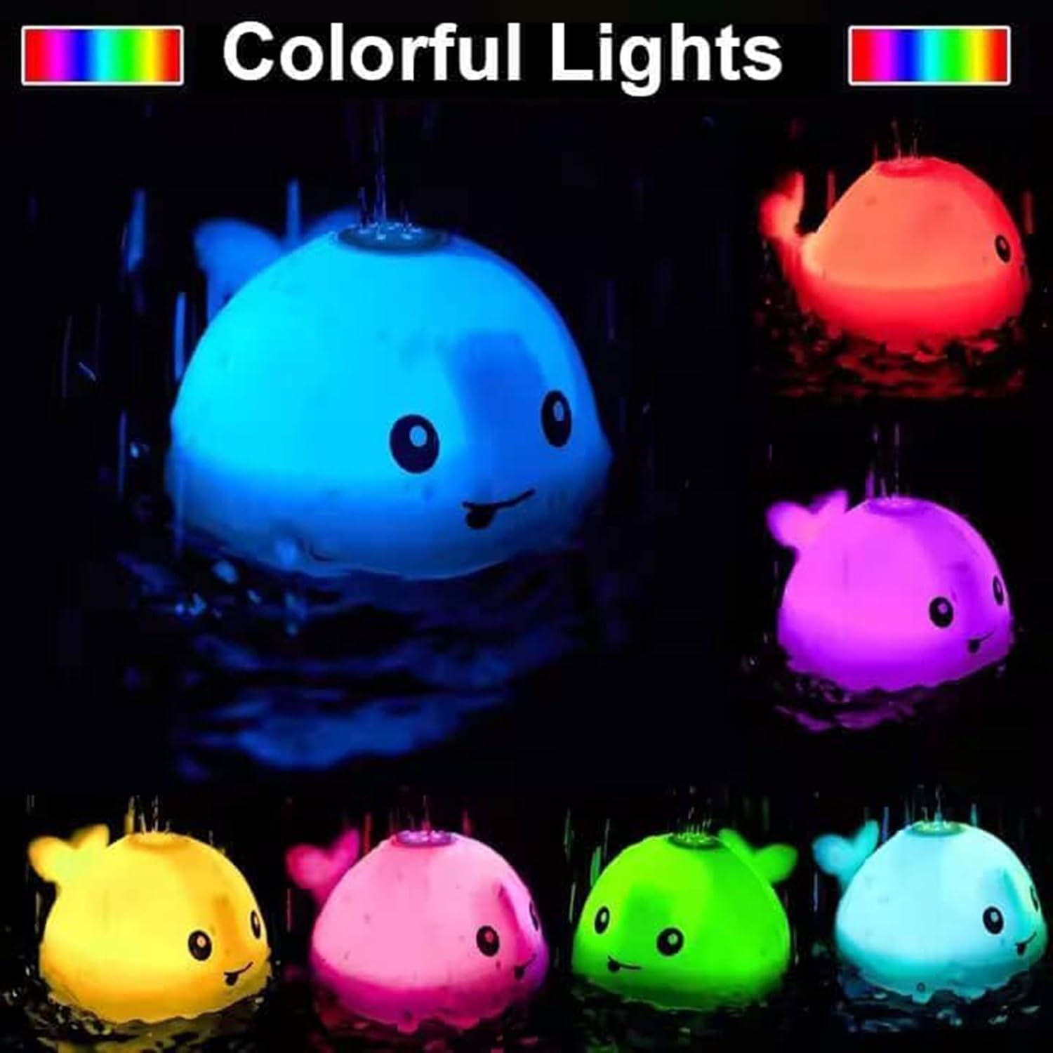 Thumbnail 4 de Light Up Whale Bath Toy for 1-3 Years
