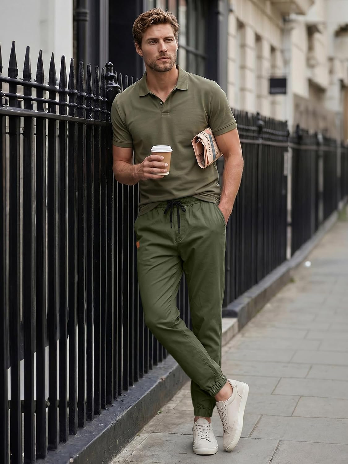 Thumbnail 4 de JMIERR Mens Casual Joggers