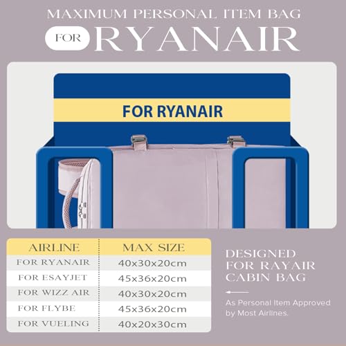Thumbnail 1 de Hayayu Mochila de viaje cabina 40x20x25 cm (20L) para Ryanair y vuelos europeos