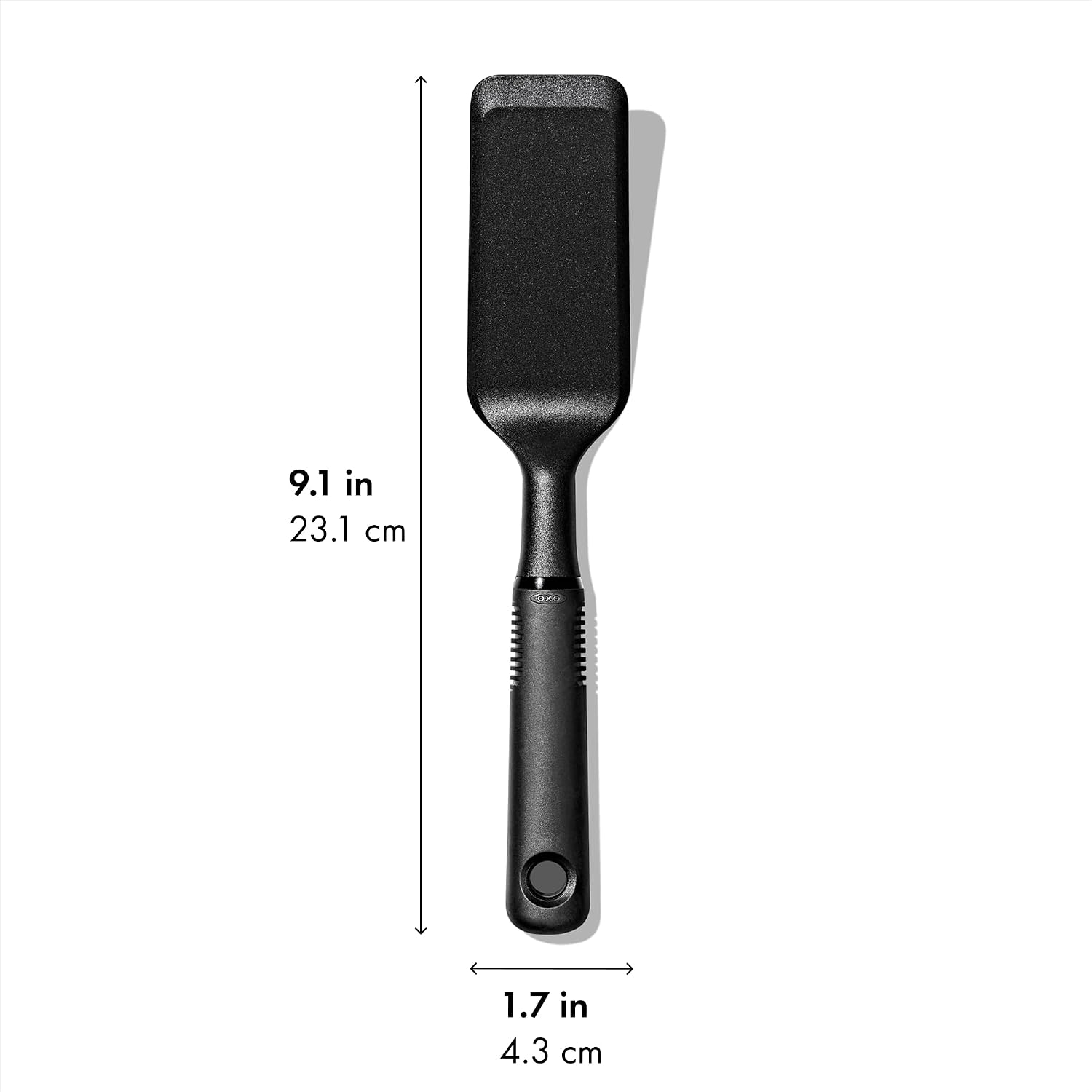 Detalle 2 de OXO 11229000 ナイロン カット&サーブターナー、傾斜ヘッド・ノンスティック対応・食洗機対応
