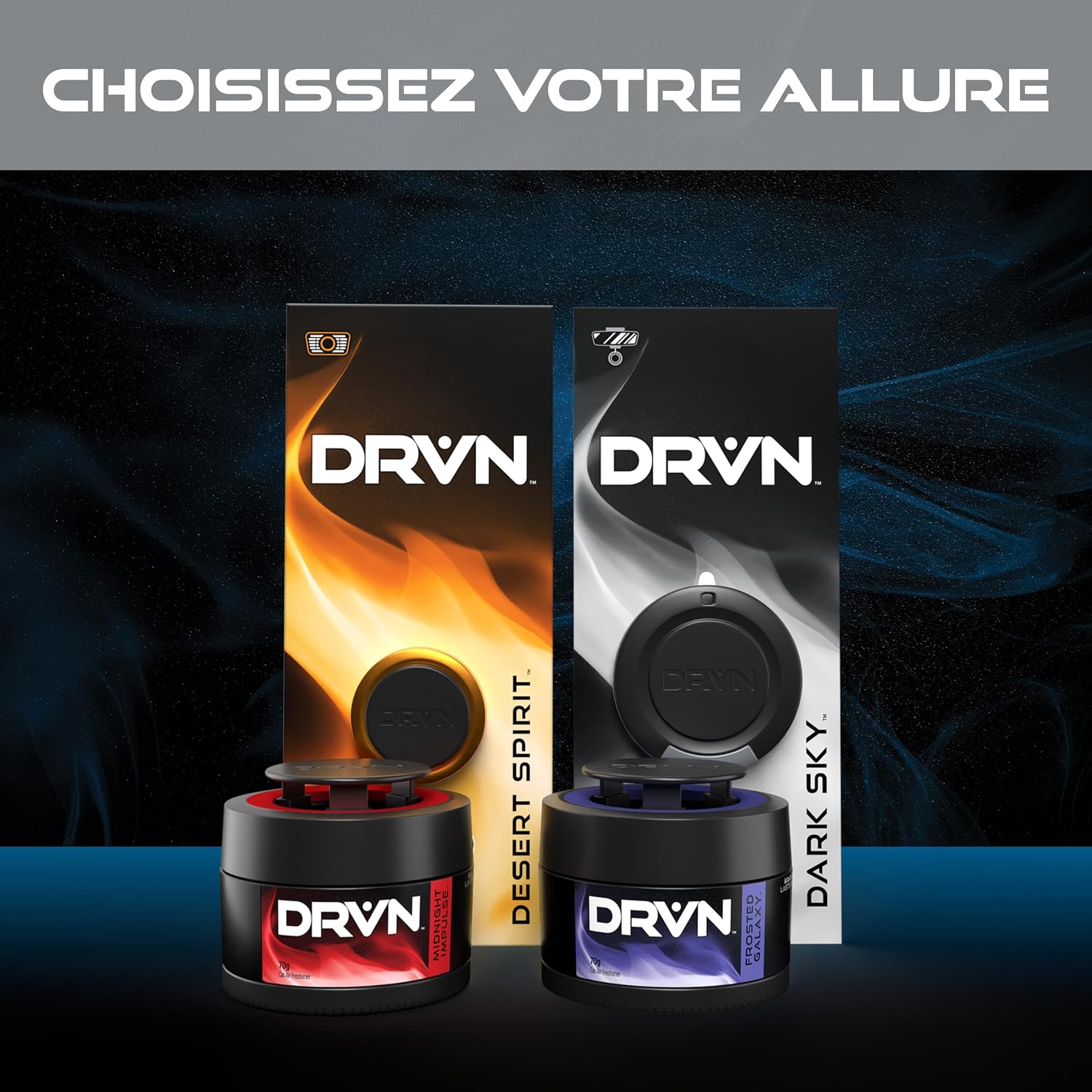 Thumbnail 5 de DRVN Désodorisant Voiture Disque Parfum Suspendu Dark Sky
