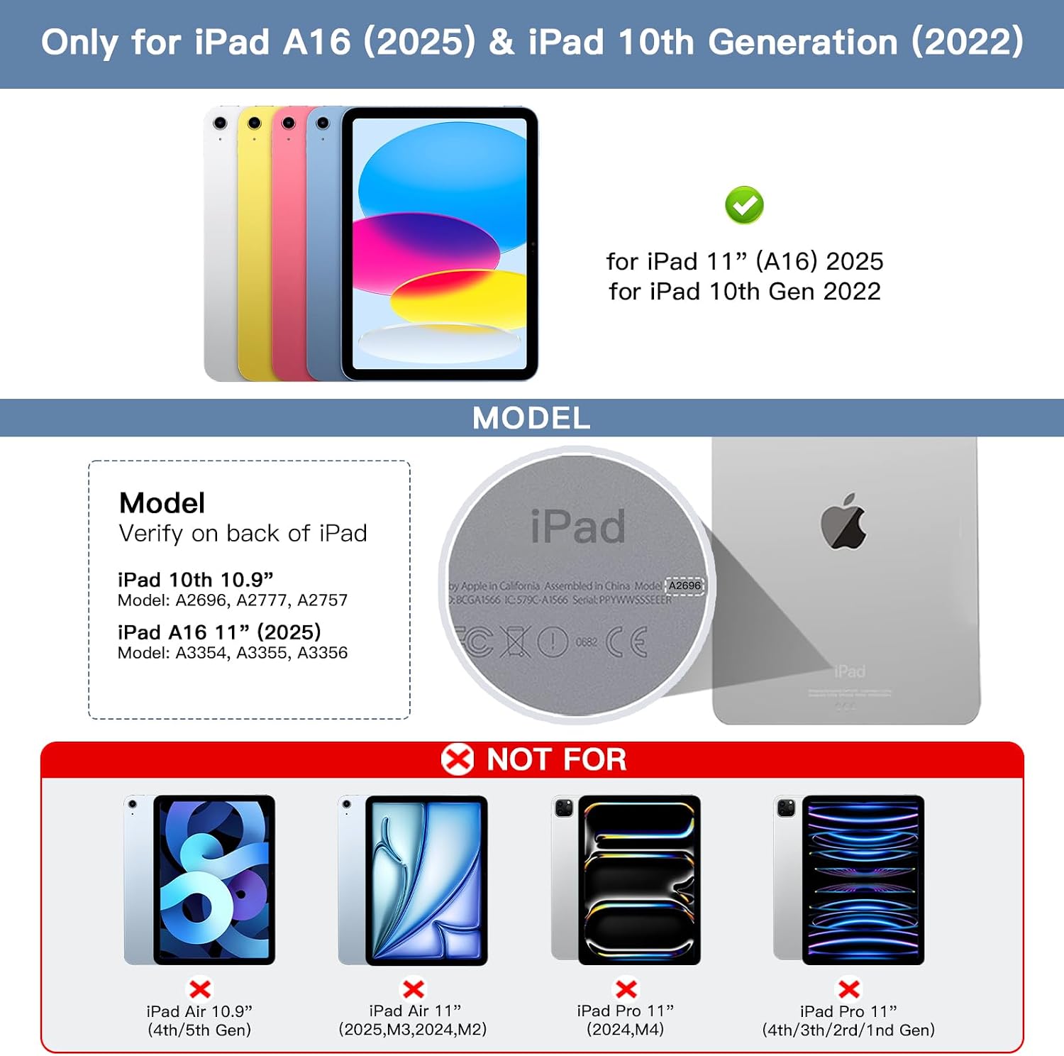 Detalle 2 de RAYMCRAFT Keyboard Case for iPad 11th 10.9"