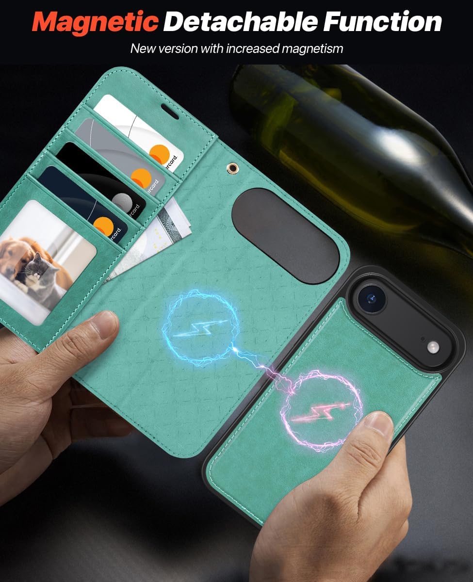 Thumbnail 3 de OCASE Handyhülle für iPhone Air – 2-in-1 Magnetisch, RFID-Schutz, Kartenfach & Standfunktion
