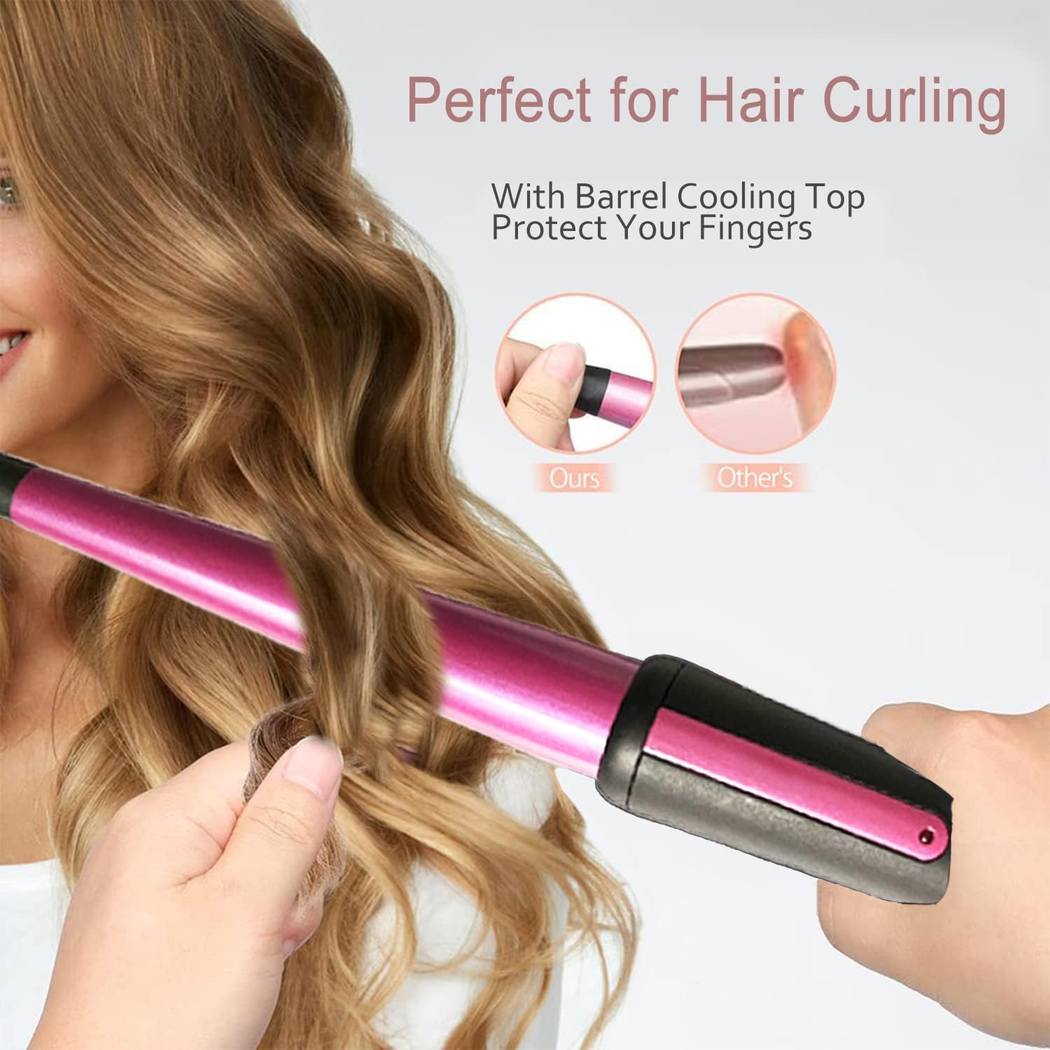 Thumbnail 3 de 13–25mm Tapered Ceramic Curling Wand for Hair 💇♀
