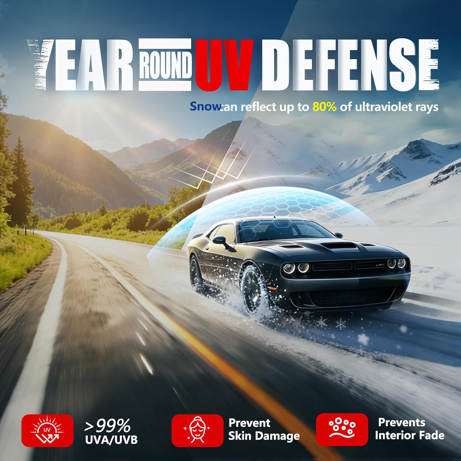 Thumbnail 4 de Vepagoo 5% VLT Ceramic Car Window Tint Film 20"