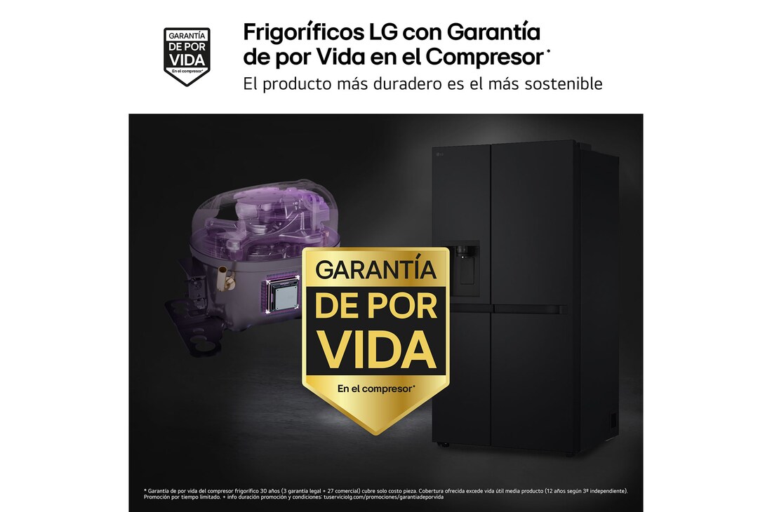 Detalle 2 de LG GSLC41EPPE Frigorífico Side By Side 641 L, Inox antihuellas