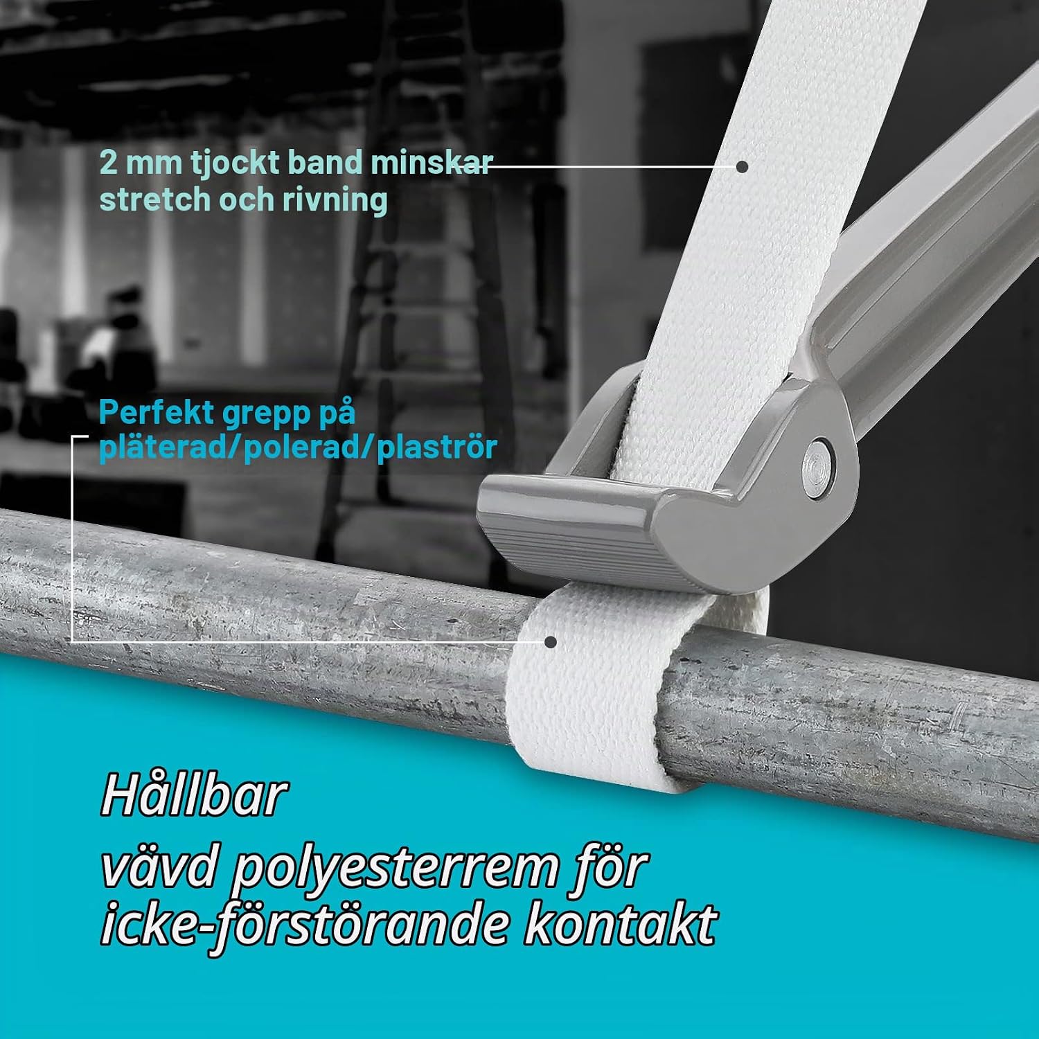 Detalle de DURATECH DTSW01S bandnyckel 300 mm med justerbar rem