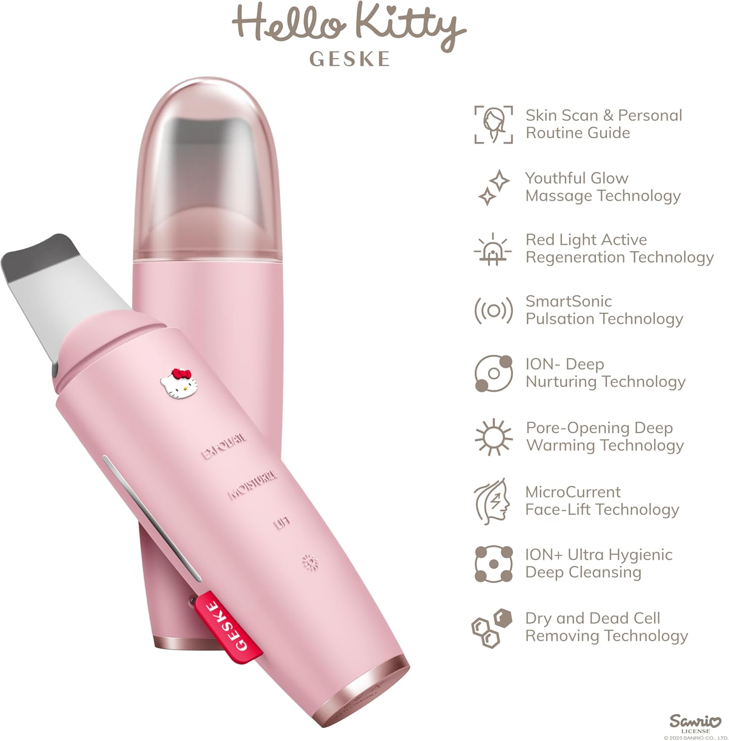 Detalle 2 de GESKE x Hello Kitty SmartAppGuided 9 en 1 🧖♀
