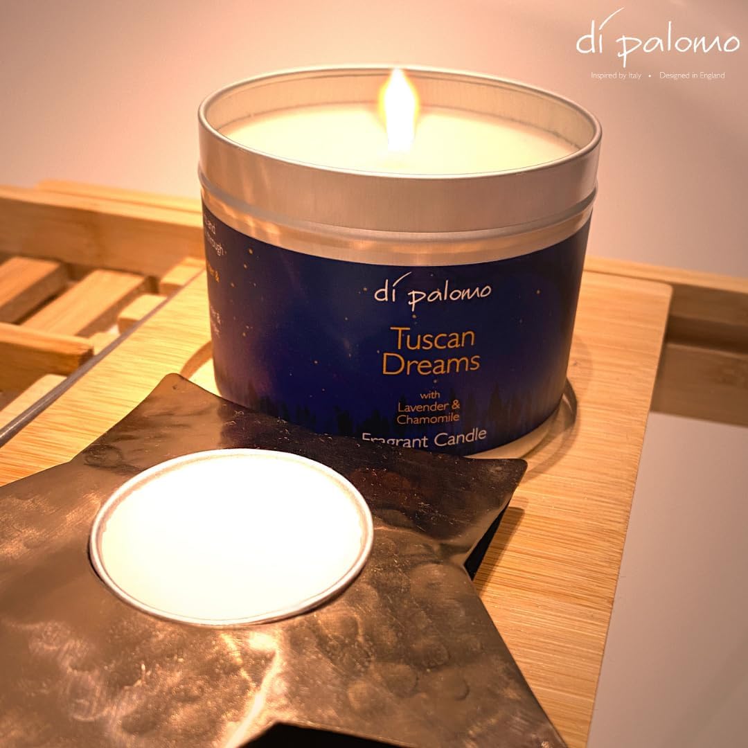 Thumbnail 5 de Di Palomo Tuscan Dreams Tin Candle (200g) – lavender & chamomile scented candle