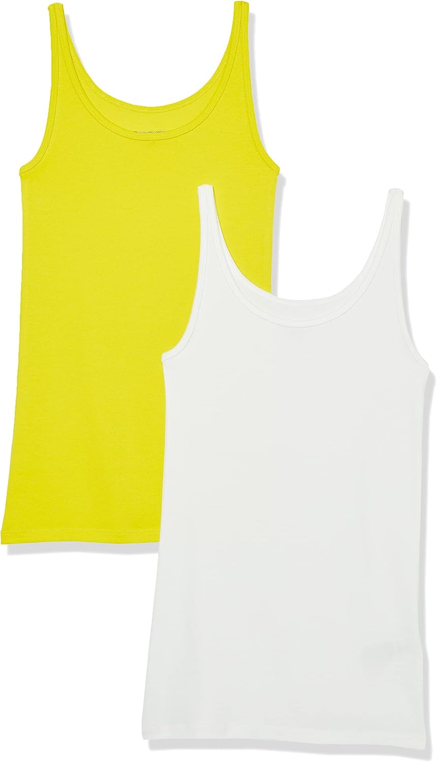 Thumbnail 6 de Amazon Essentials Femme Débardeur Coupe ajustée à fines bretelles – Lot de 2