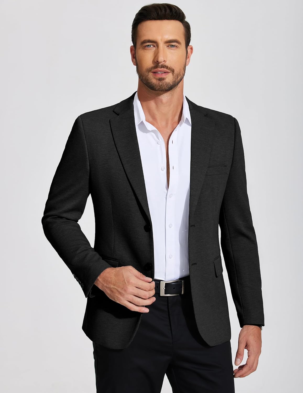 Thumbnail 1 de COOFANDY Men's Casual Knit Sport Coat Blazer