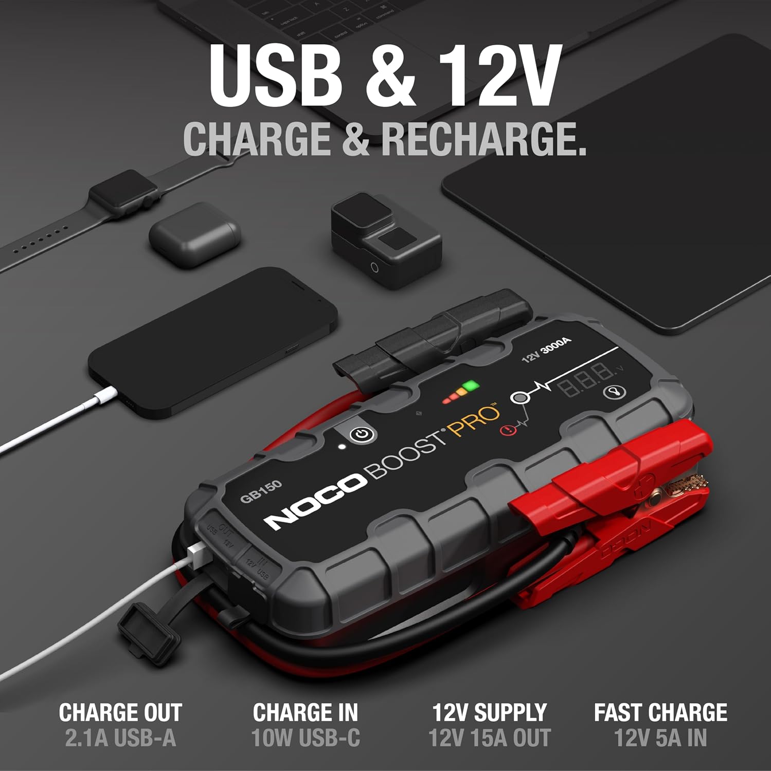 Detalle 2 de NOCO Boost GB150 3000A jump starter