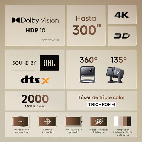 Thumbnail 3 de Hisense C2 Proyector láser UHD 4K, 2000 lúmenes