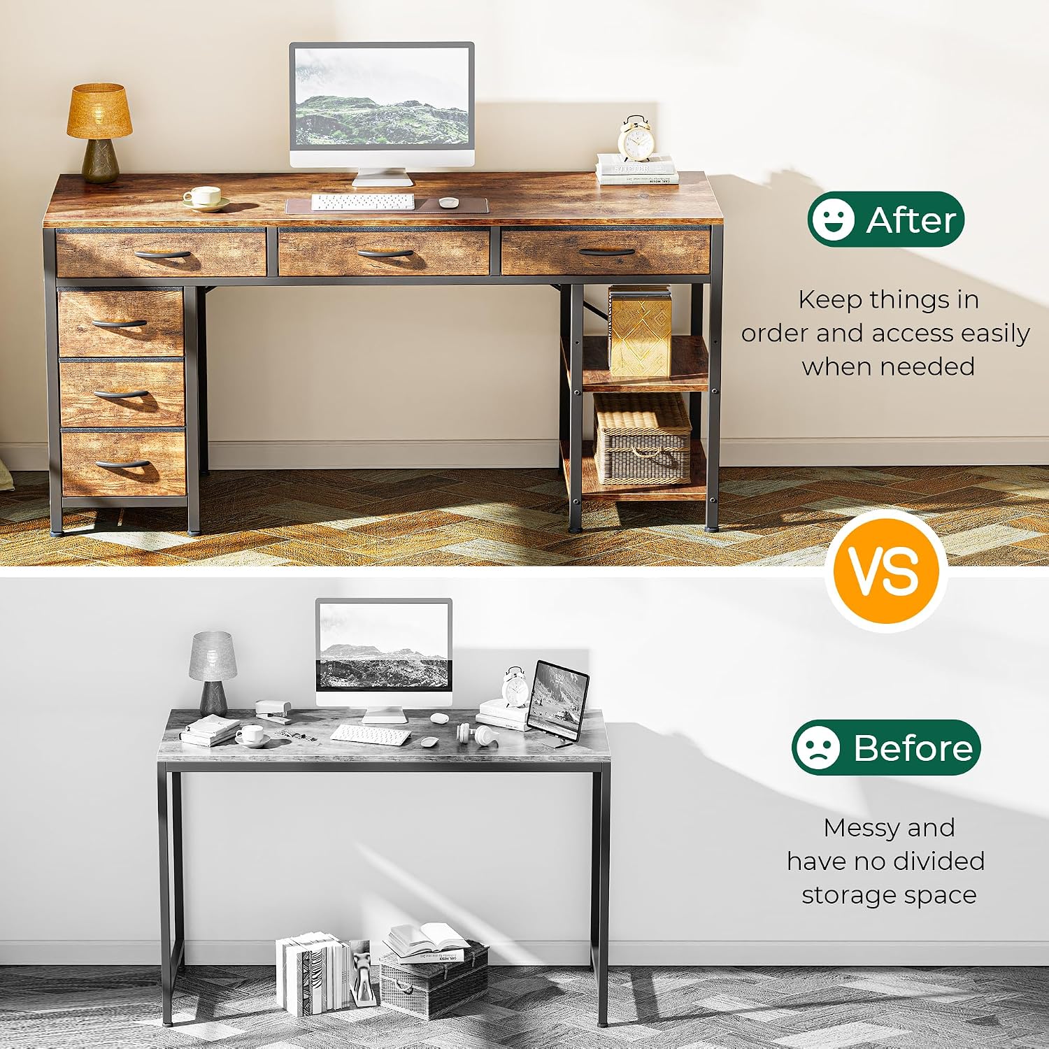 Detalle de Huuger Computer Desk, 54-inch