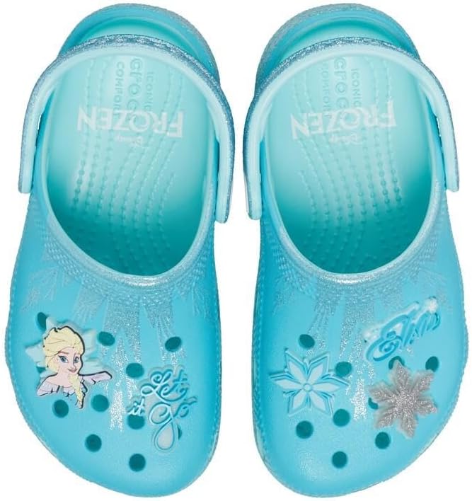 Detalle de Crocs Unisex Kids Frozen Elsa Classic Clog